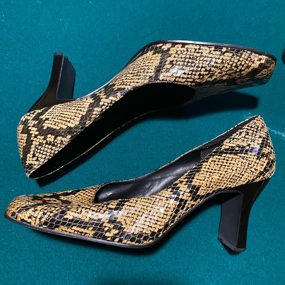 Snakeskin Heels
